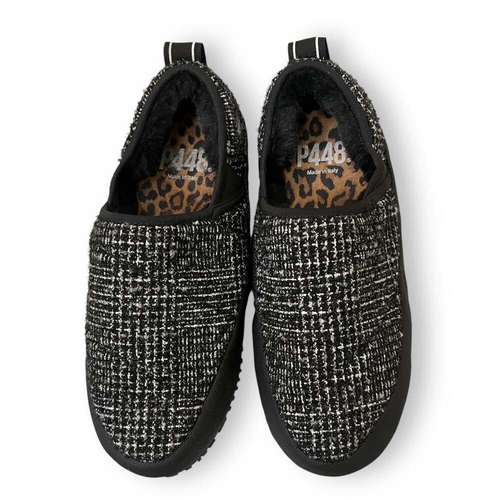 P448 Laby plaid slippers EU size 40 NEW